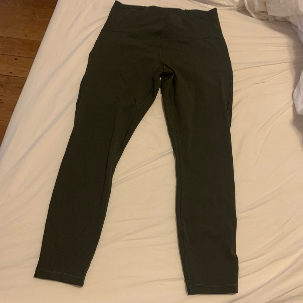 Lululemon leggings size 10 olive